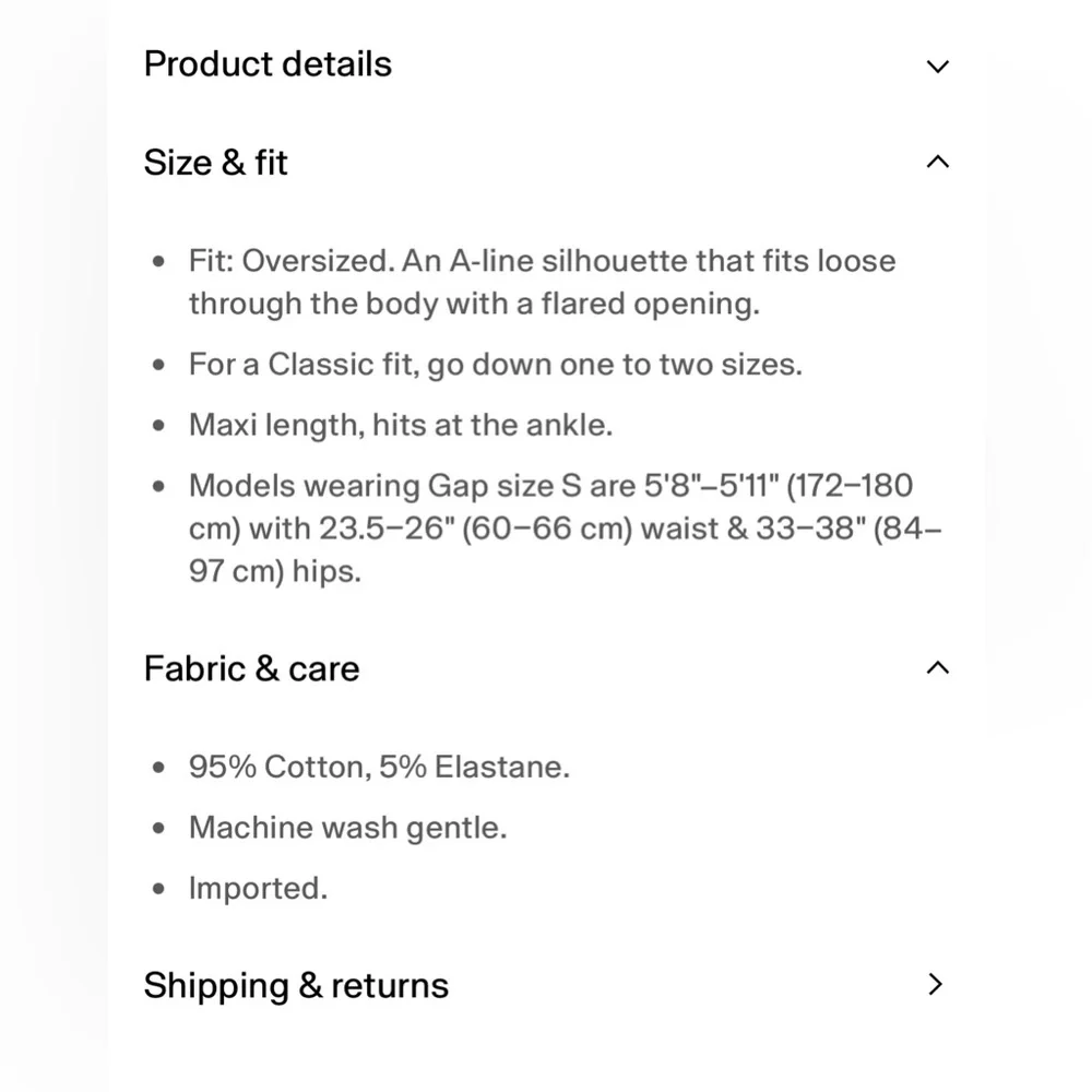 Gap cotton poplin dress - Picture 8 of 8